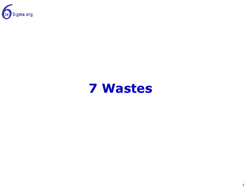 022_Seven Wastes