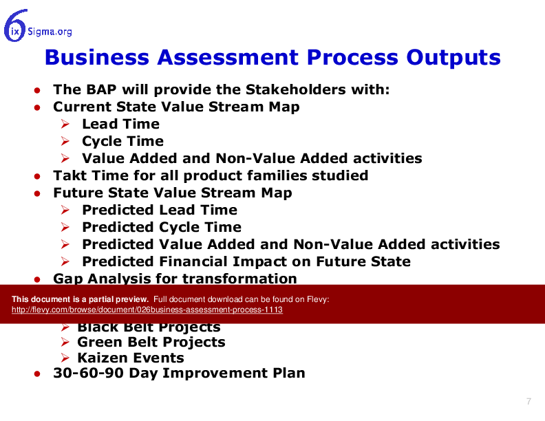 This is a partial preview of 026_Business Assessment Process (16-slide PowerPoint presentation (PPTX)). Full document is 16 slides. 