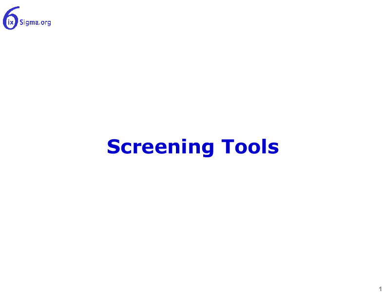 027_Screening Tools (41-slide PPT PowerPoint presentation (PPTX)) Preview Image