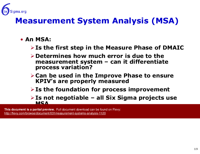 031_Measurement Systems Analysis (83-slide PPT PowerPoint presentation (PPTX)) Preview Image