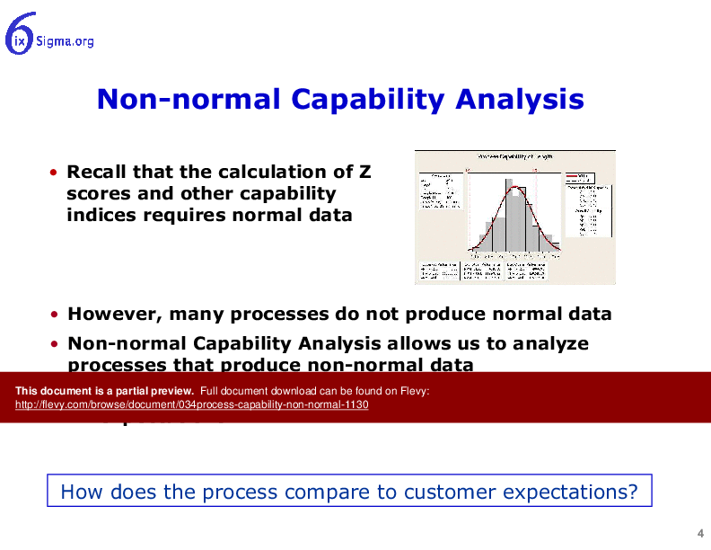 034_Process Capability (Non Normal) (53-slide PPT PowerPoint presentation (PPTX)) Preview Image