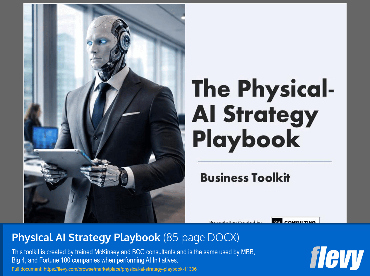 Physical AI Strategy Playbook (85-page Word document) Preview Image