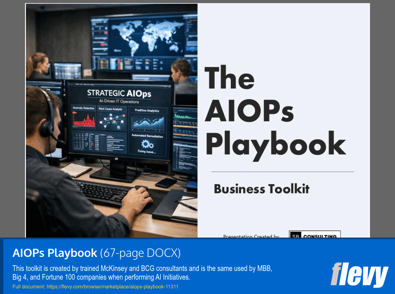 AIOPs Playbook (67-page Word document) Preview Image