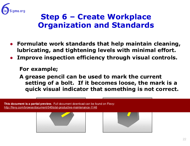 045_Total Productive Maintenance (62-slide PPT PowerPoint presentation (PPTX)) Preview Image