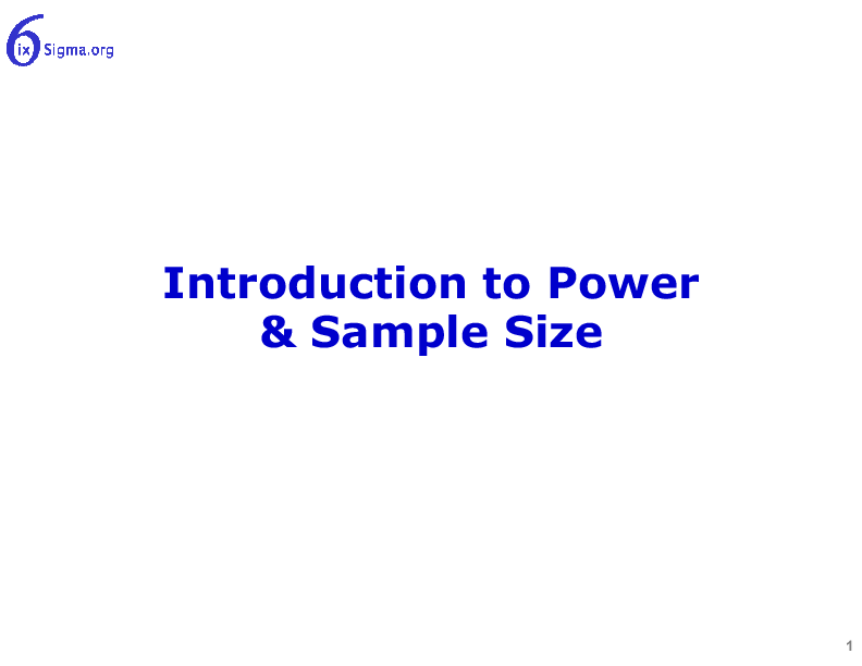 050_Intro to Power and Sample Size (61-slide PPT PowerPoint presentation (PPTX)) Preview Image