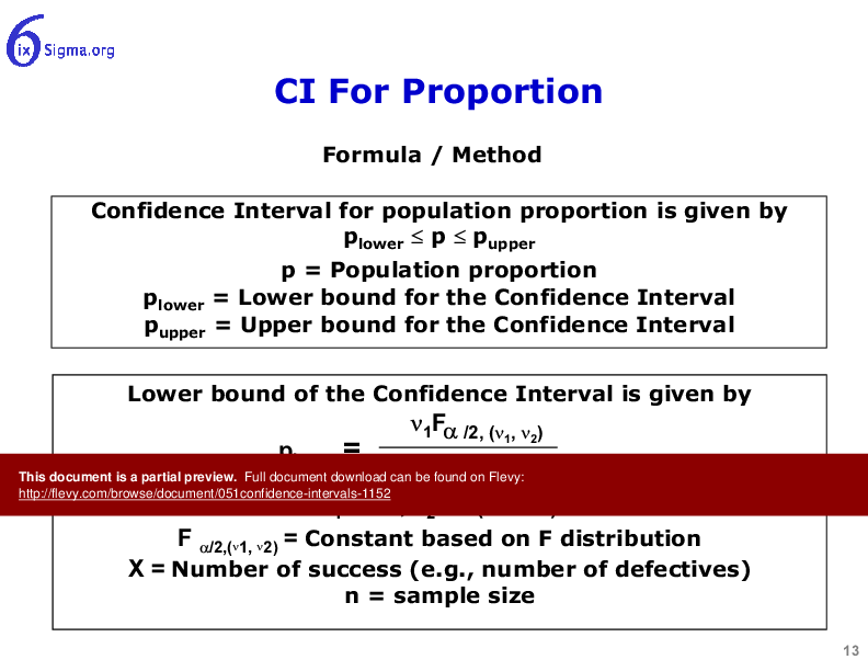 051_Confidence Intervals (20-slide PPT PowerPoint presentation (PPTX)) Preview Image