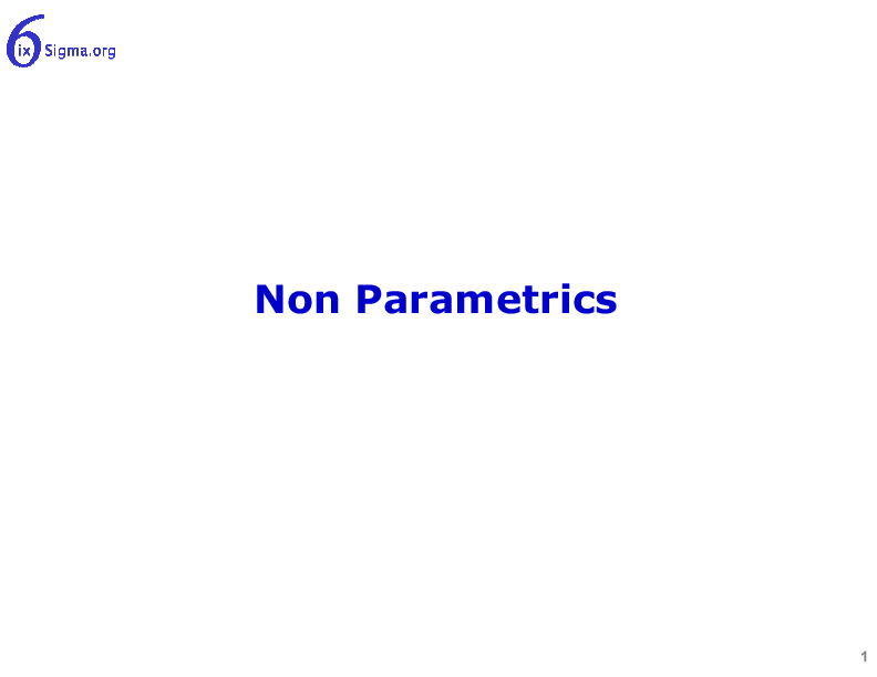 058_Non Parametrics (20-slide PPT PowerPoint presentation (PPTX)) Preview Image