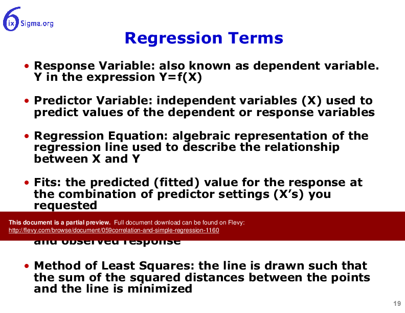 059_Correlation and Simple Regression (39-slide PPT PowerPoint presentation (PPTX)) Preview Image