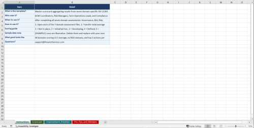 ISO 22301 Business Continuity Management for Global Playbook (Excel template (XLSX)) Preview Image