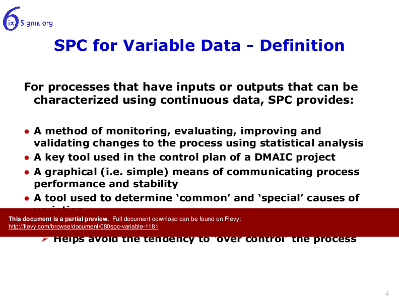 080_SPC Variable (49-slide PPT PowerPoint presentation (PPTX)) Preview Image