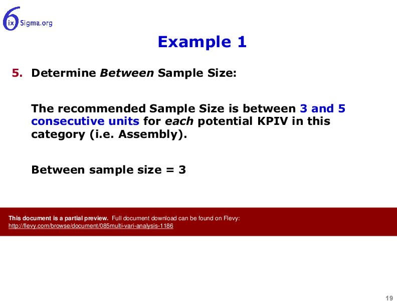085_Multi Vari Analysis (54-slide PPT PowerPoint presentation (PPTX)) Preview Image