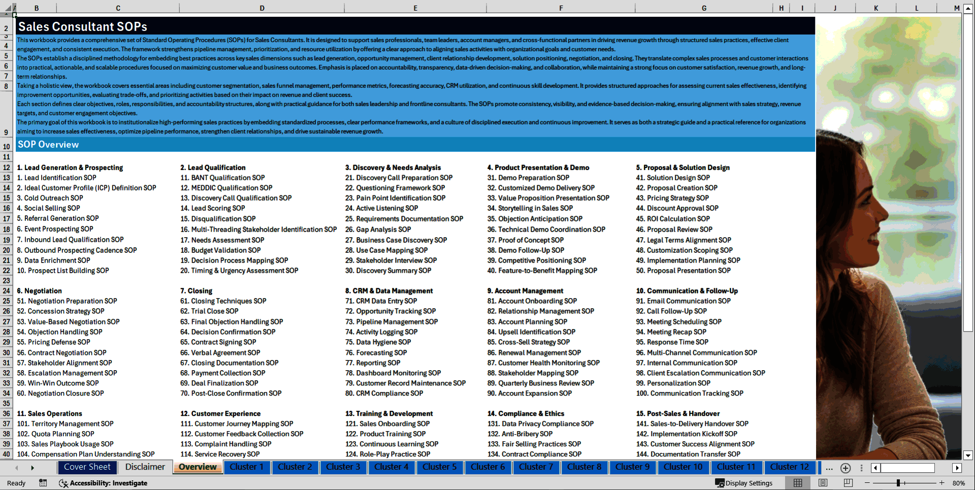 100+ Sales Consultant SOPs (Excel template (XLSX)) Preview Image