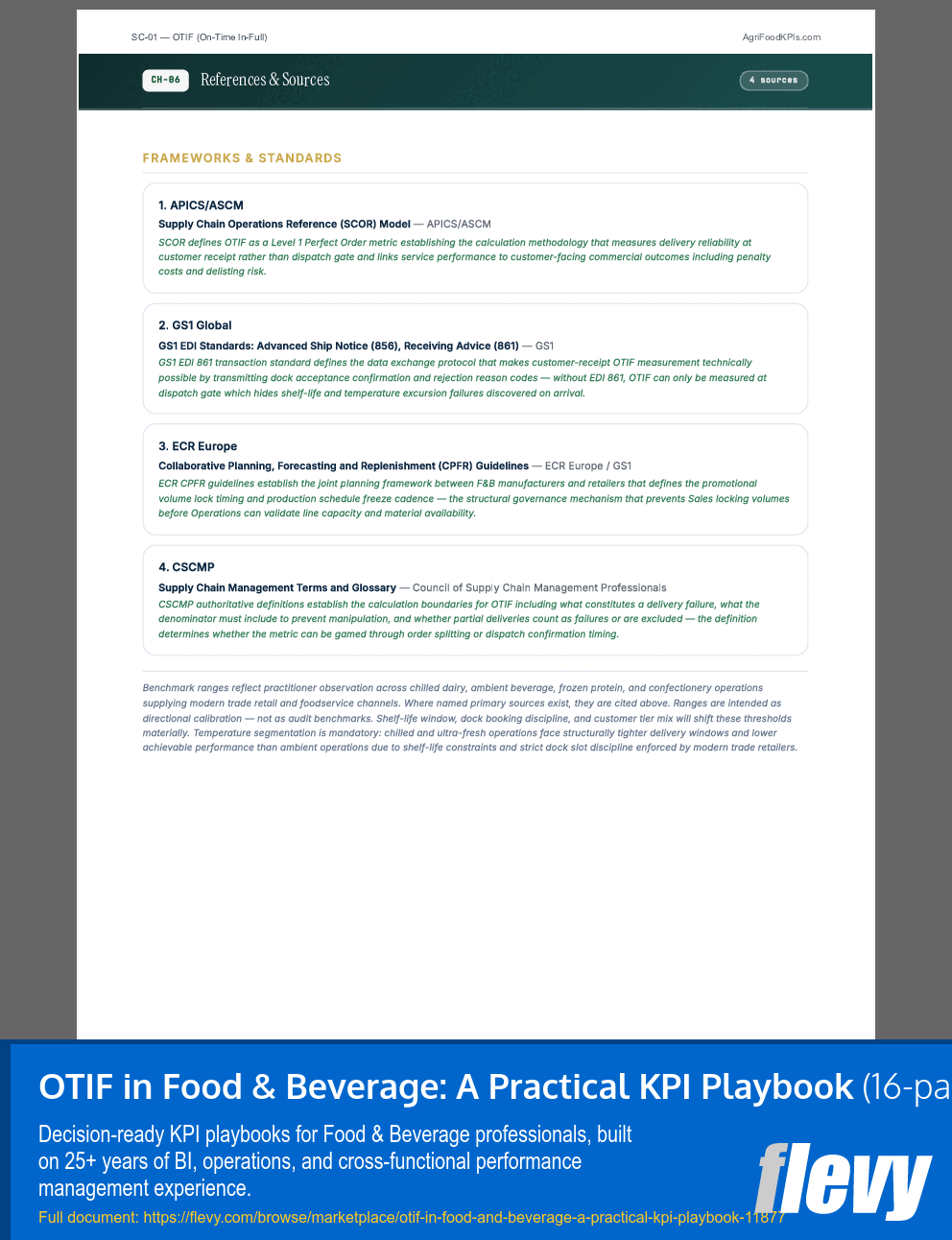 OTIF in Food & Beverage: A Practical KPI Playbook (16-page PDF document) Preview Image