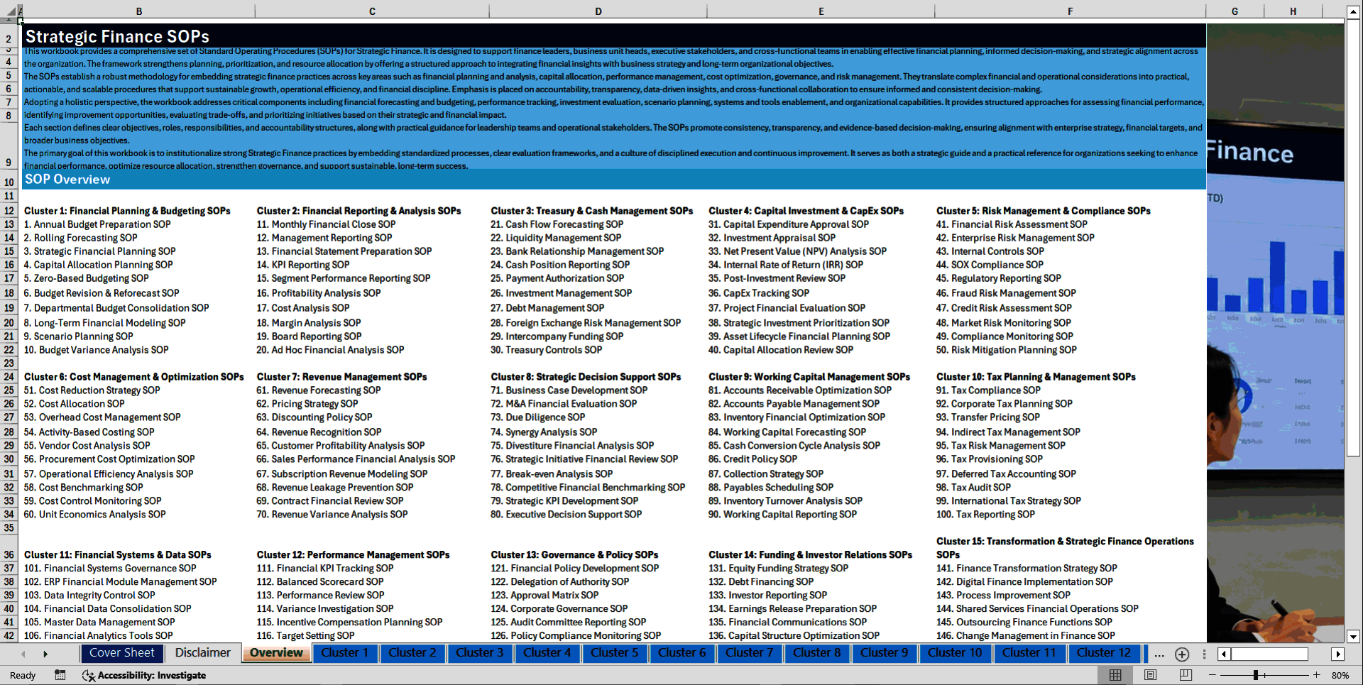 100+ Strategic Finance SOPs (Excel template (XLSX)) Preview Image