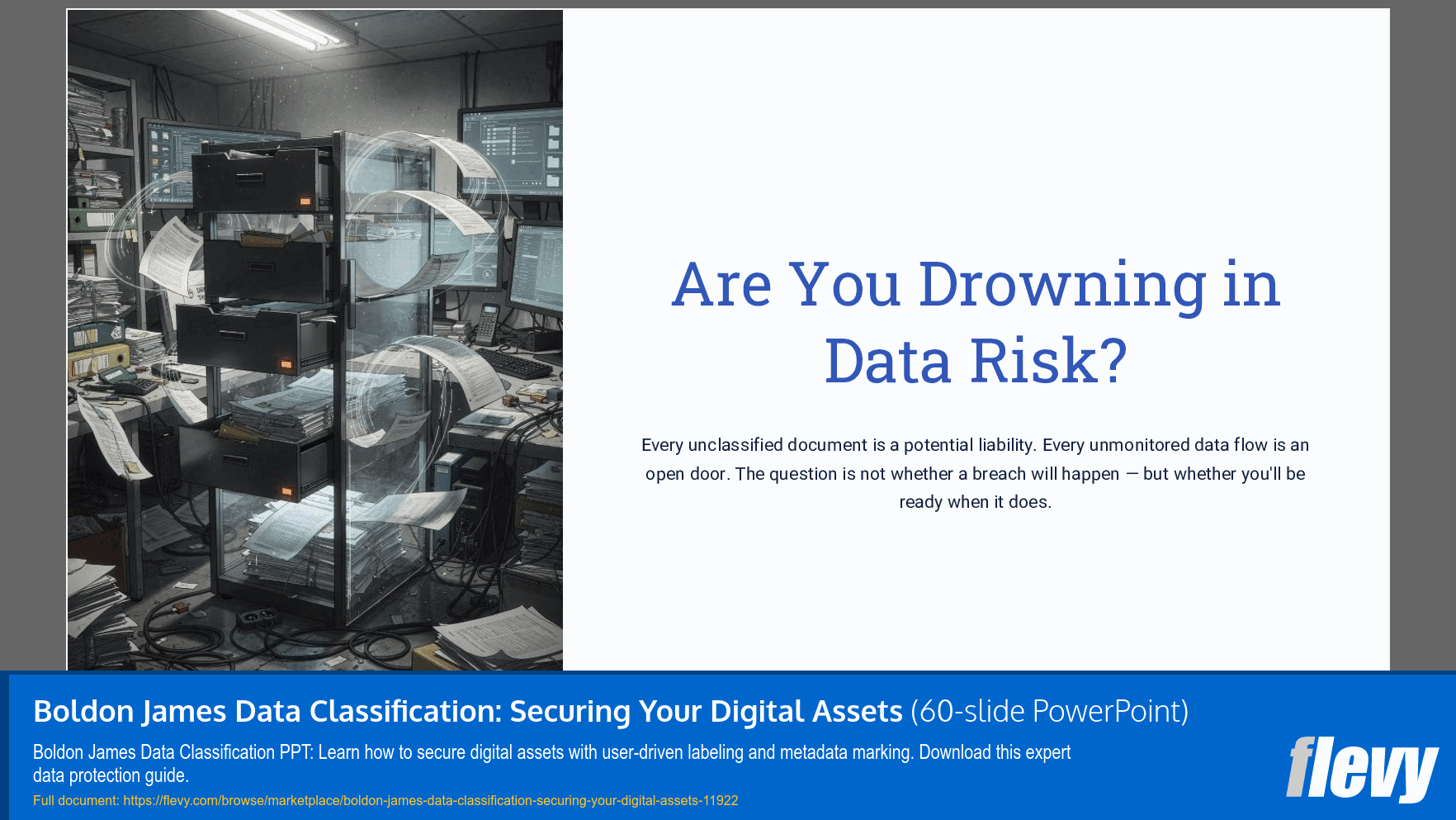 Boldon James Data Classification: Securing Your Digital Assets (60-slide PPT PowerPoint presentation template (PPTX)) Preview Image