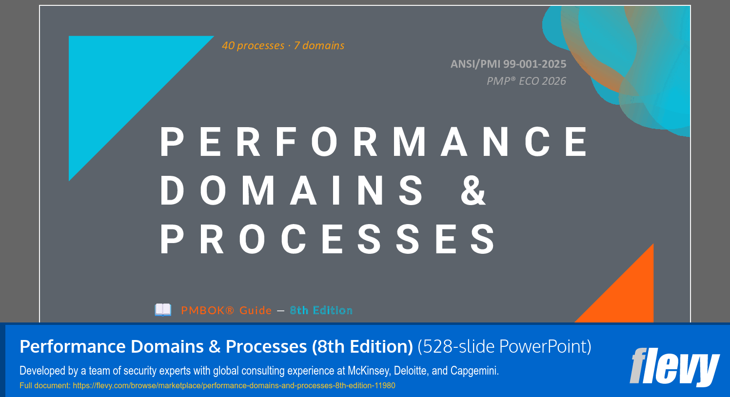 Performance Domains & Processes (8th Edition) (528-slide PPT PowerPoint presentation template (PPTX)) Preview Image