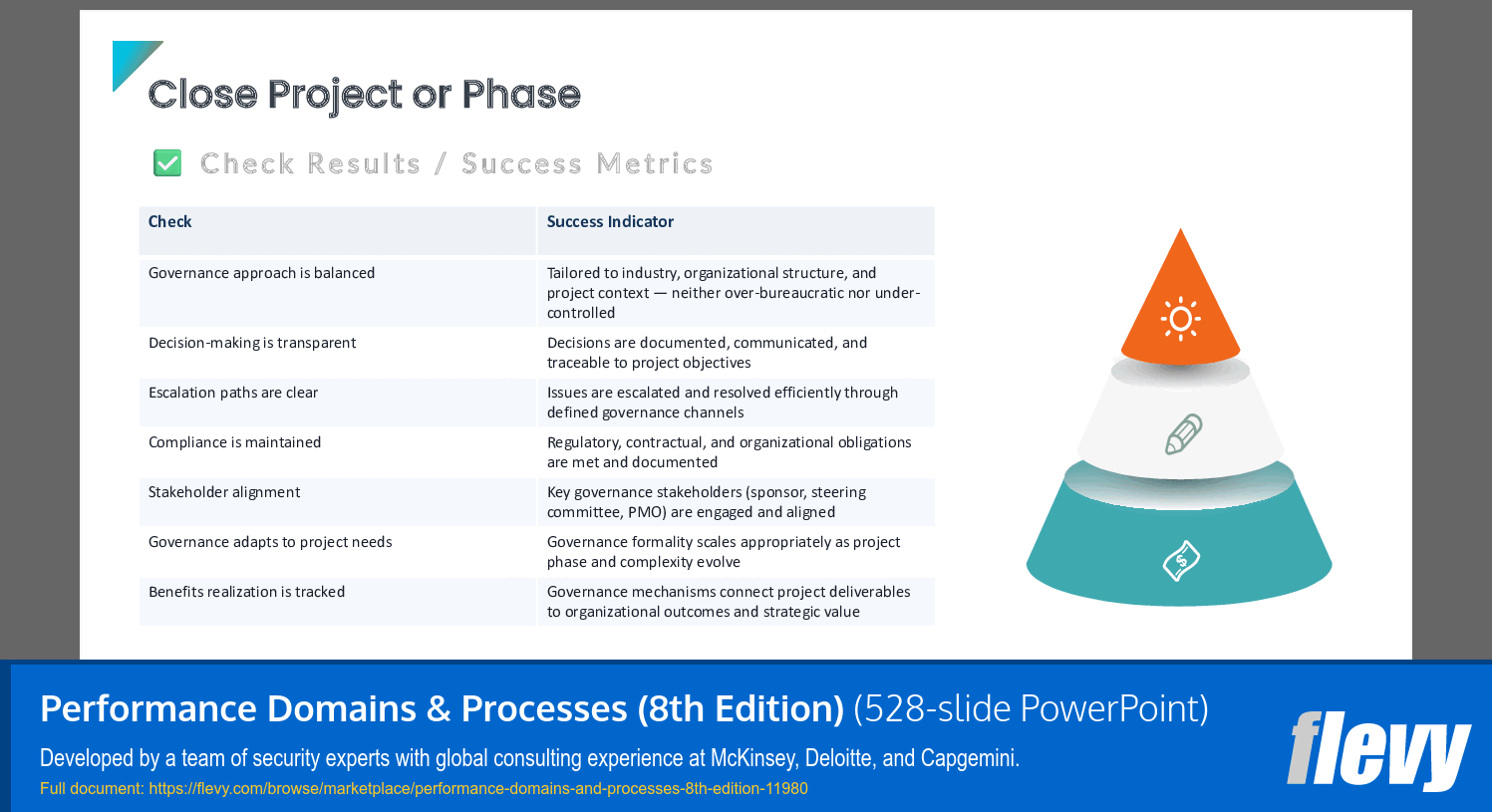 Performance Domains & Processes (8th Edition) (528-slide PPT PowerPoint presentation template (PPTX)) Preview Image