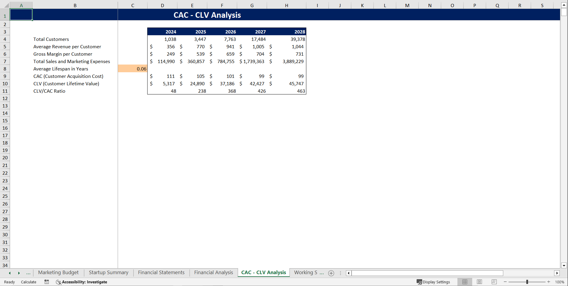 Fintech Financial Model Template (Excel template (XLSX)) Preview Image