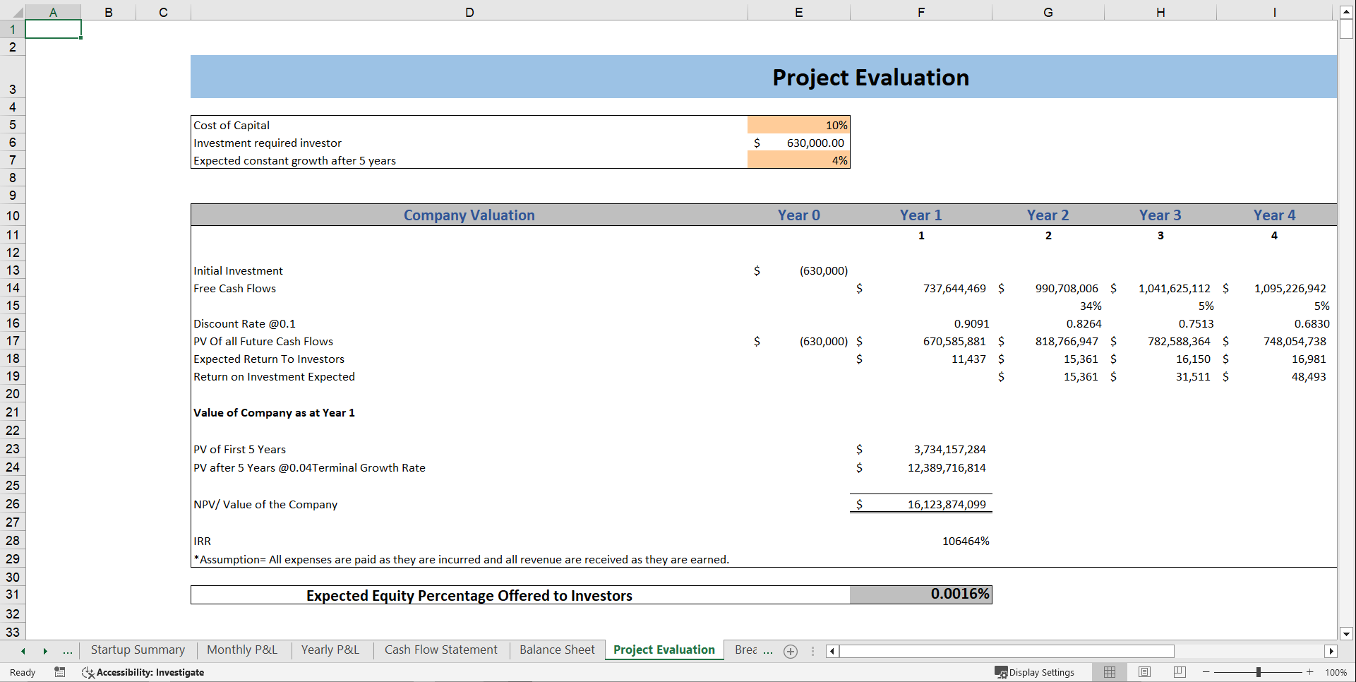 Farming Financial Model Template (Excel template (XLSX)) Preview Image