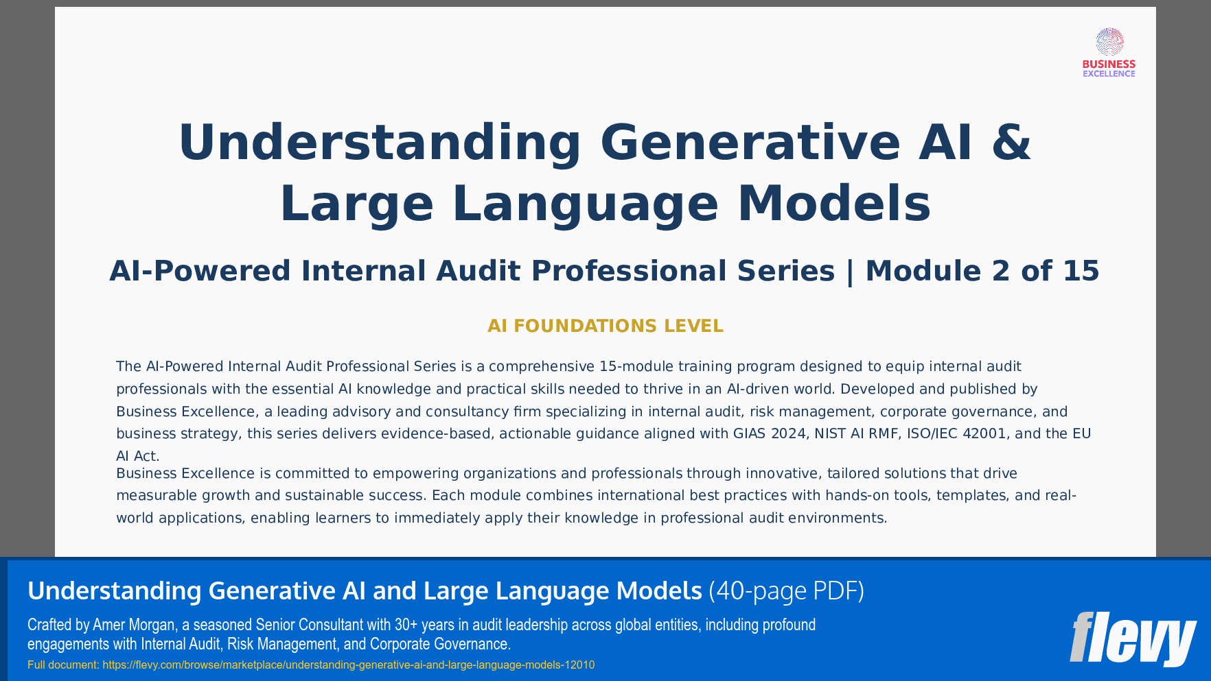 Understanding Generative AI and Large Language Models (40-page PDF document) Preview Image