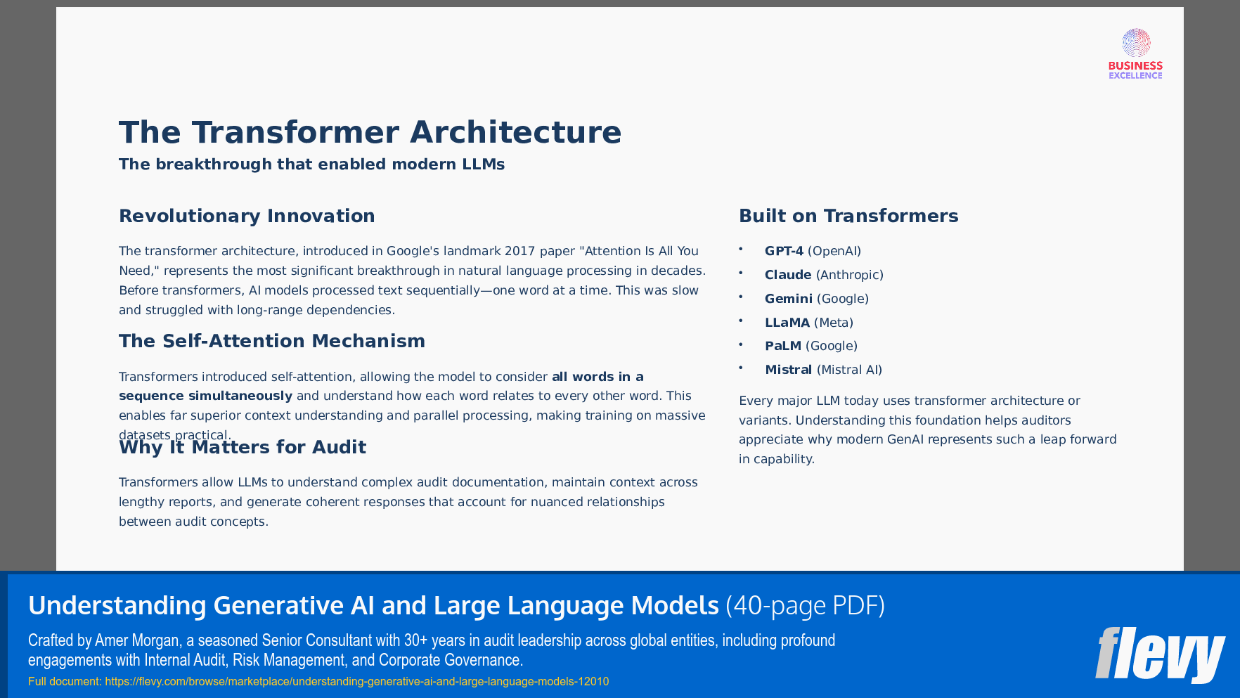 Understanding Generative AI and Large Language Models (40-page PDF document) Preview Image