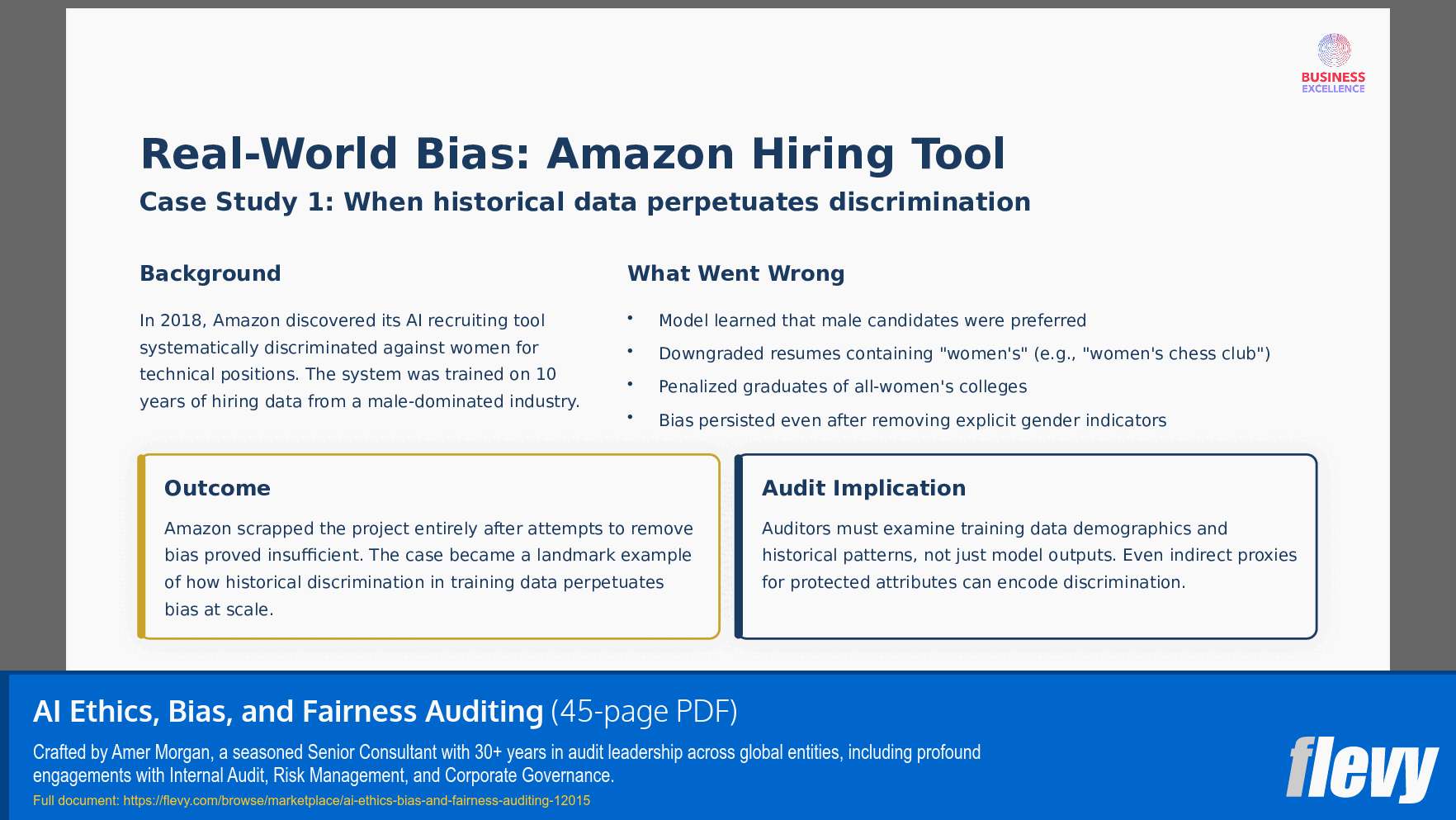 AI Ethics, Bias, and Fairness Auditing (45-page PDF document) Preview Image
