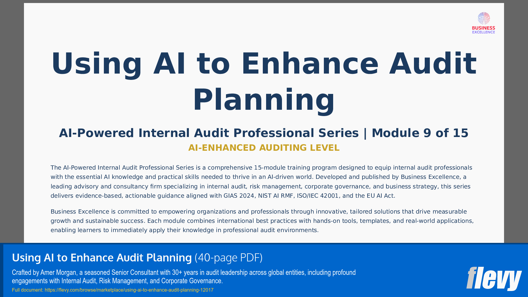 Using AI to Enhance Audit Planning (40-page PDF document) Preview Image