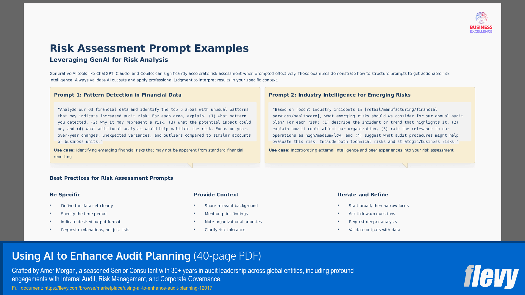 Using AI to Enhance Audit Planning (40-page PDF document) Preview Image