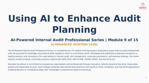 AI-Powered Internal Audit: Level 3 AI-Enhanced Auditing Bund (Document Bundle)