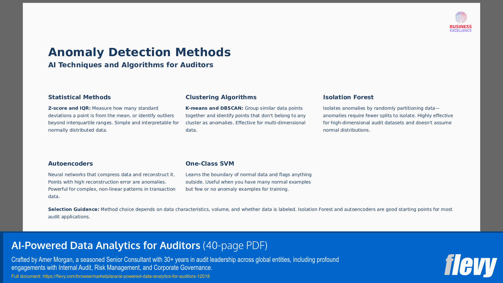 AI-Powered Data Analytics for Auditors (40-page PDF document) Preview Image