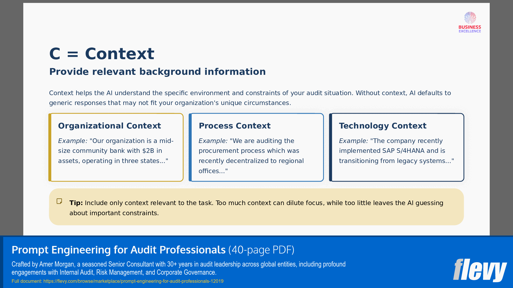 Prompt Engineering for Audit Professionals (40-page PDF document) Preview Image