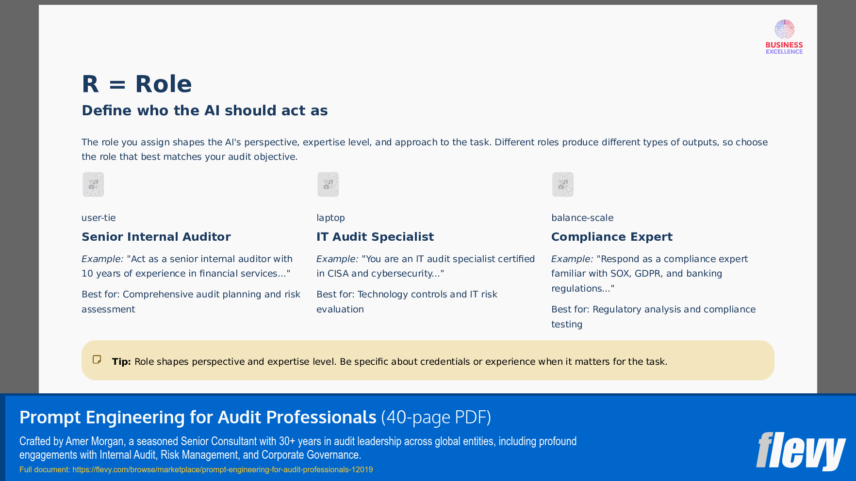 Prompt Engineering for Audit Professionals (40-page PDF document) Preview Image