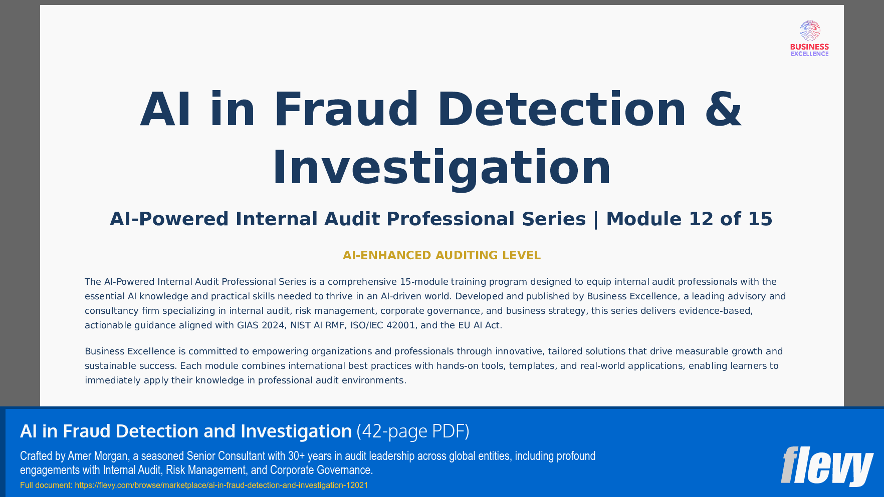 AI in Fraud Detection and Investigation (42-page PDF document) Preview Image