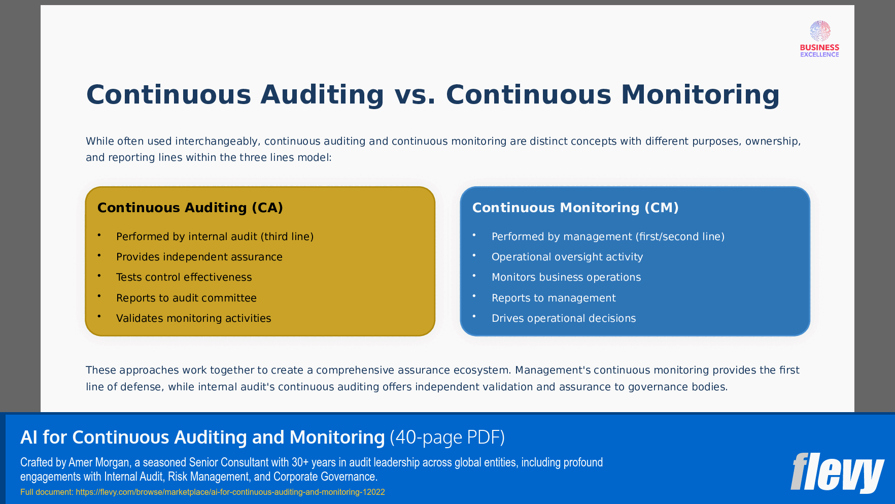 AI for Continuous Auditing and Monitoring (40-page PDF document) Preview Image