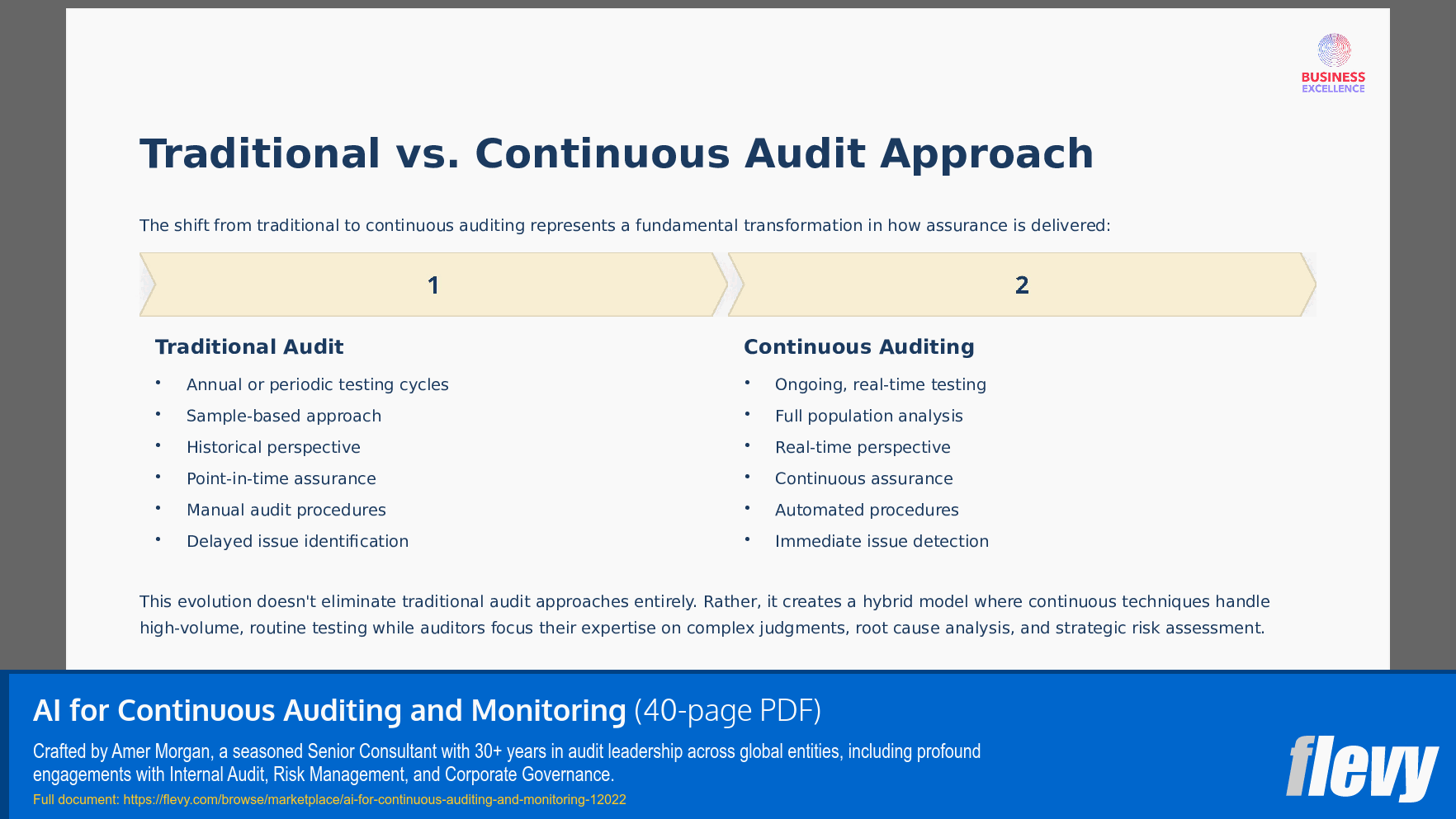 AI for Continuous Auditing and Monitoring (40-page PDF document) Preview Image