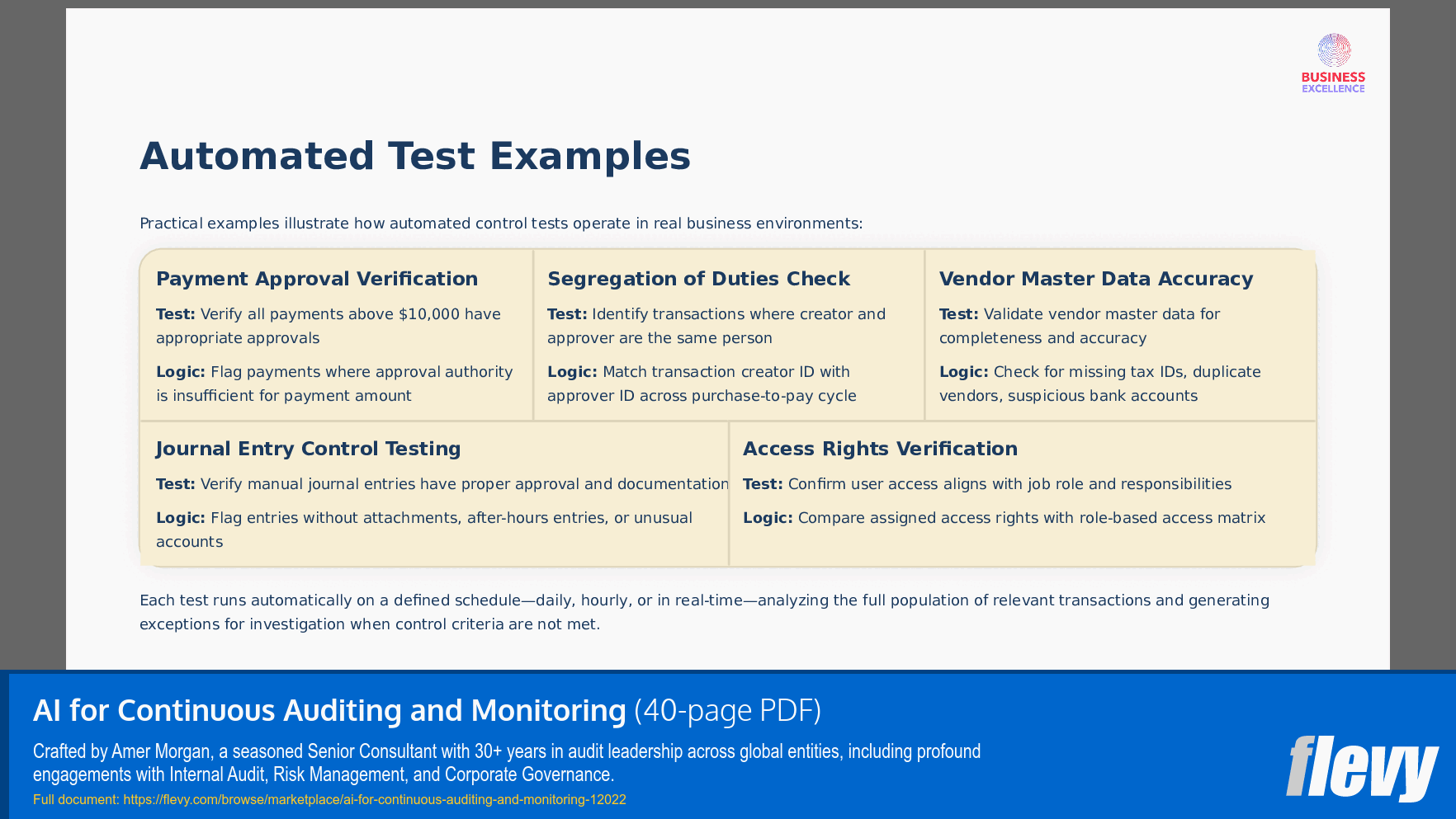 AI for Continuous Auditing and Monitoring (40-page PDF document) Preview Image