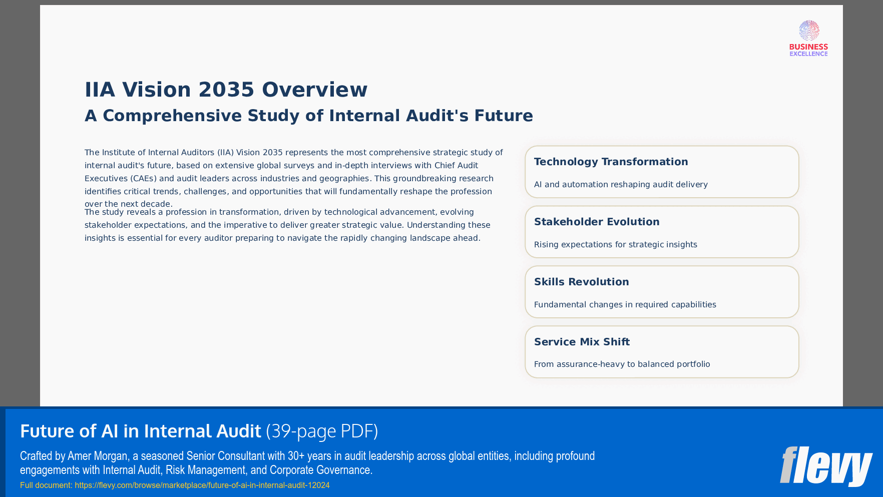 Future of AI in Internal Audit (39-page PDF document) Preview Image