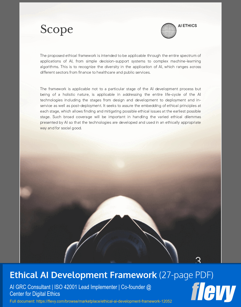 Ethical AI Development Framework (27-page PDF document) Preview Image