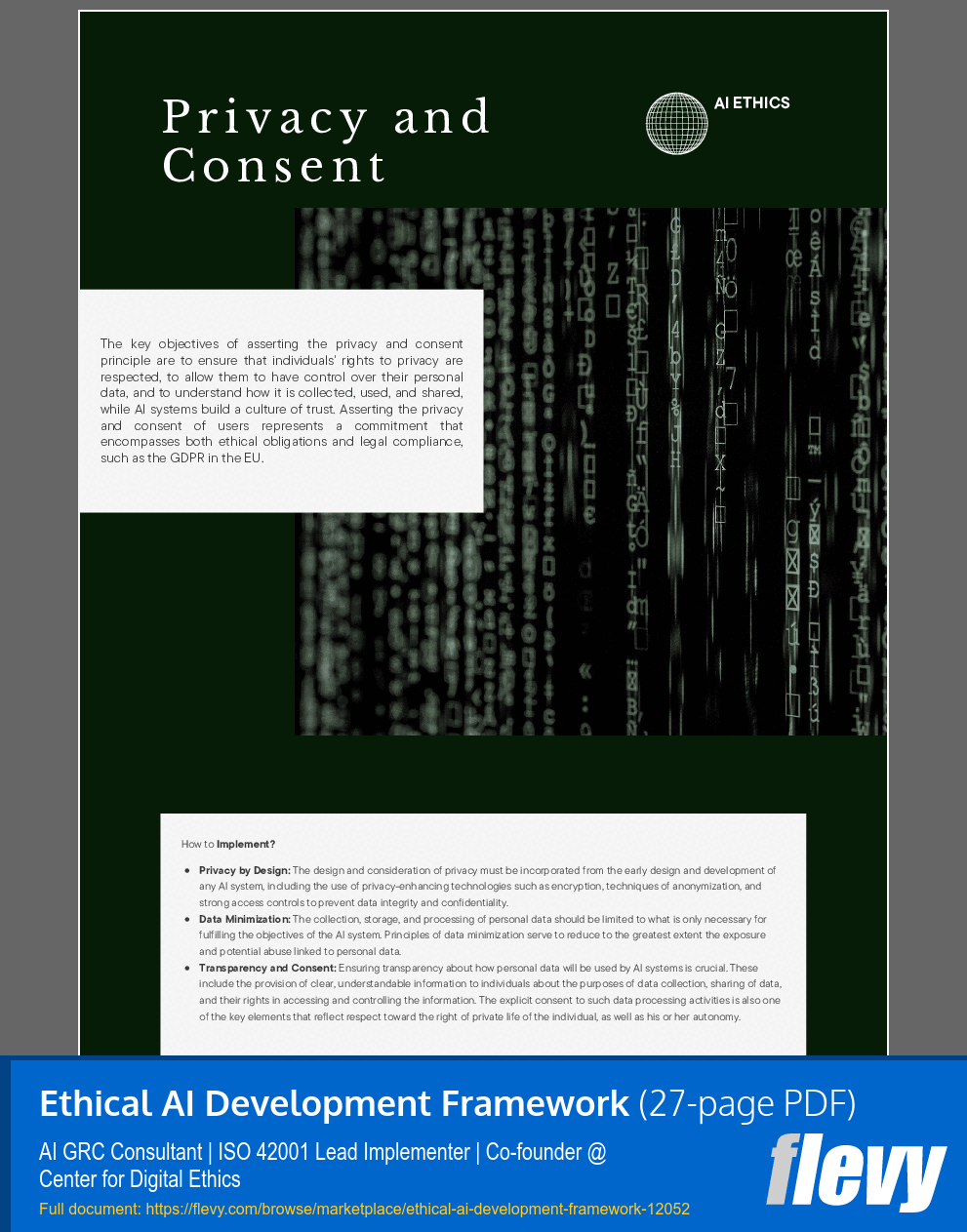Ethical AI Development Framework (27-page PDF document) Preview Image