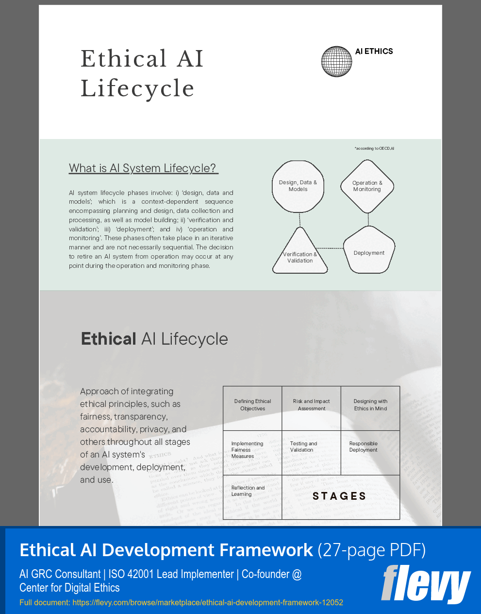 Ethical AI Development Framework (27-page PDF document) Preview Image
