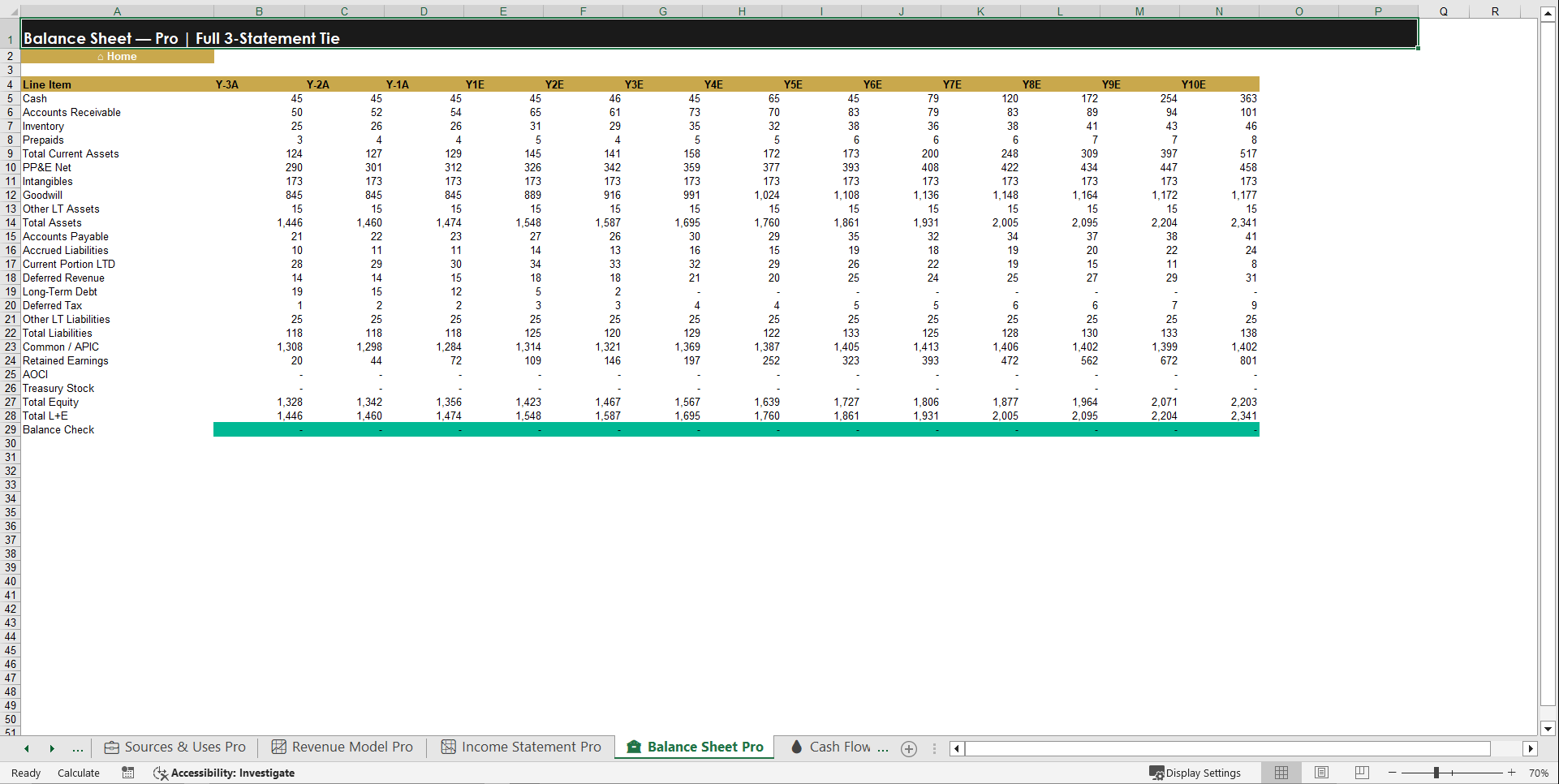 Leveraged Buyout Financial Model - 10-Year (Excel template (XLSX)) Preview Image