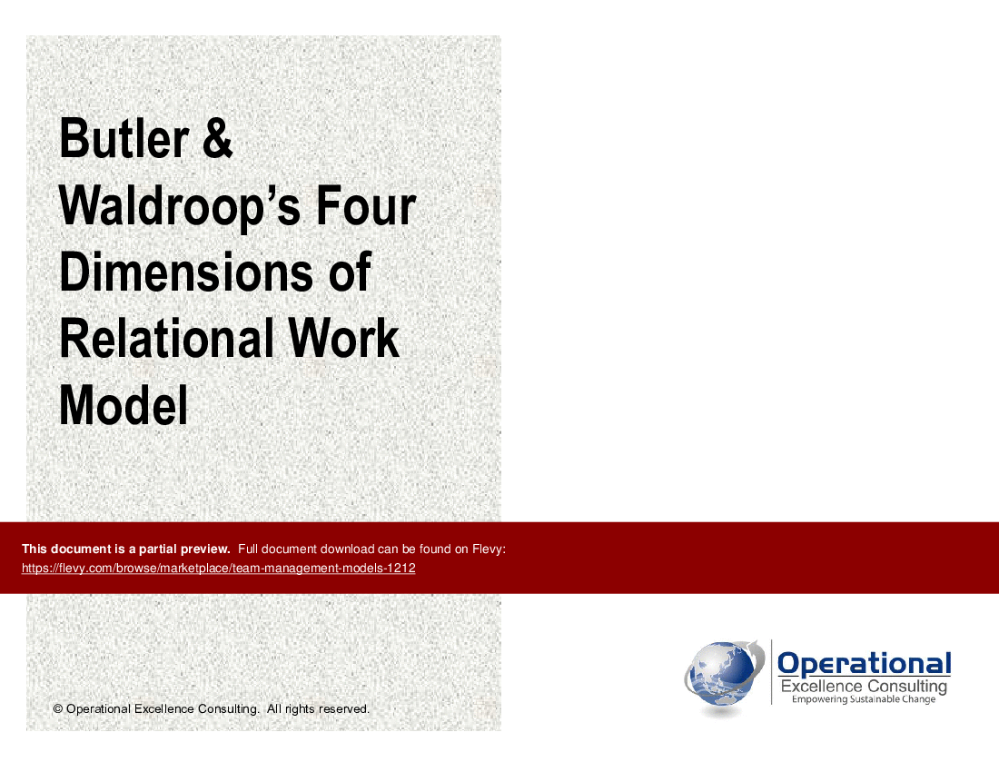 Team Management Models (128-slide PowerPoint presentation (PPTX)) Preview Image