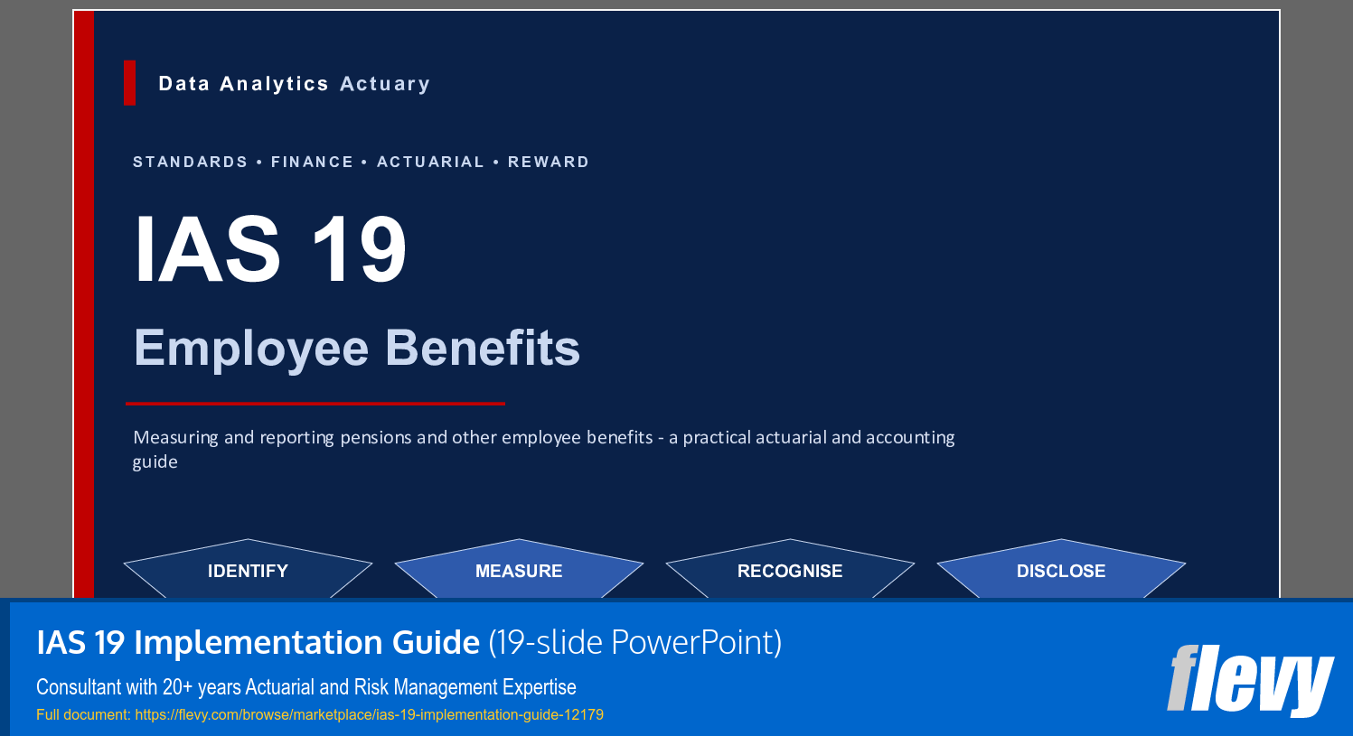 IAS 19 Implementation Guide (19-slide PPT PowerPoint presentation template (PPTX)) Preview Image