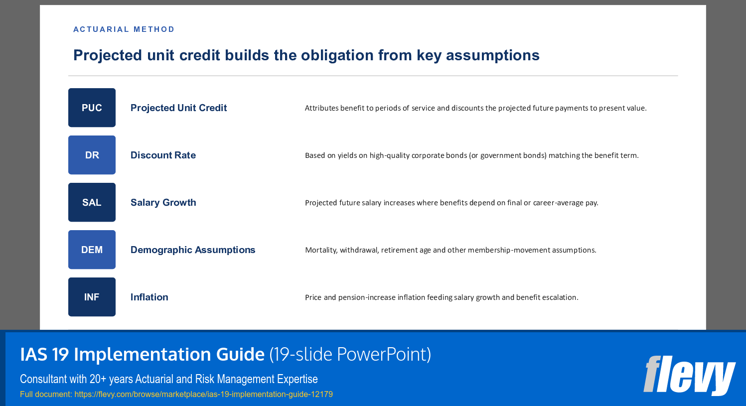 IAS 19 Implementation Guide (19-slide PPT PowerPoint presentation template (PPTX)) Preview Image