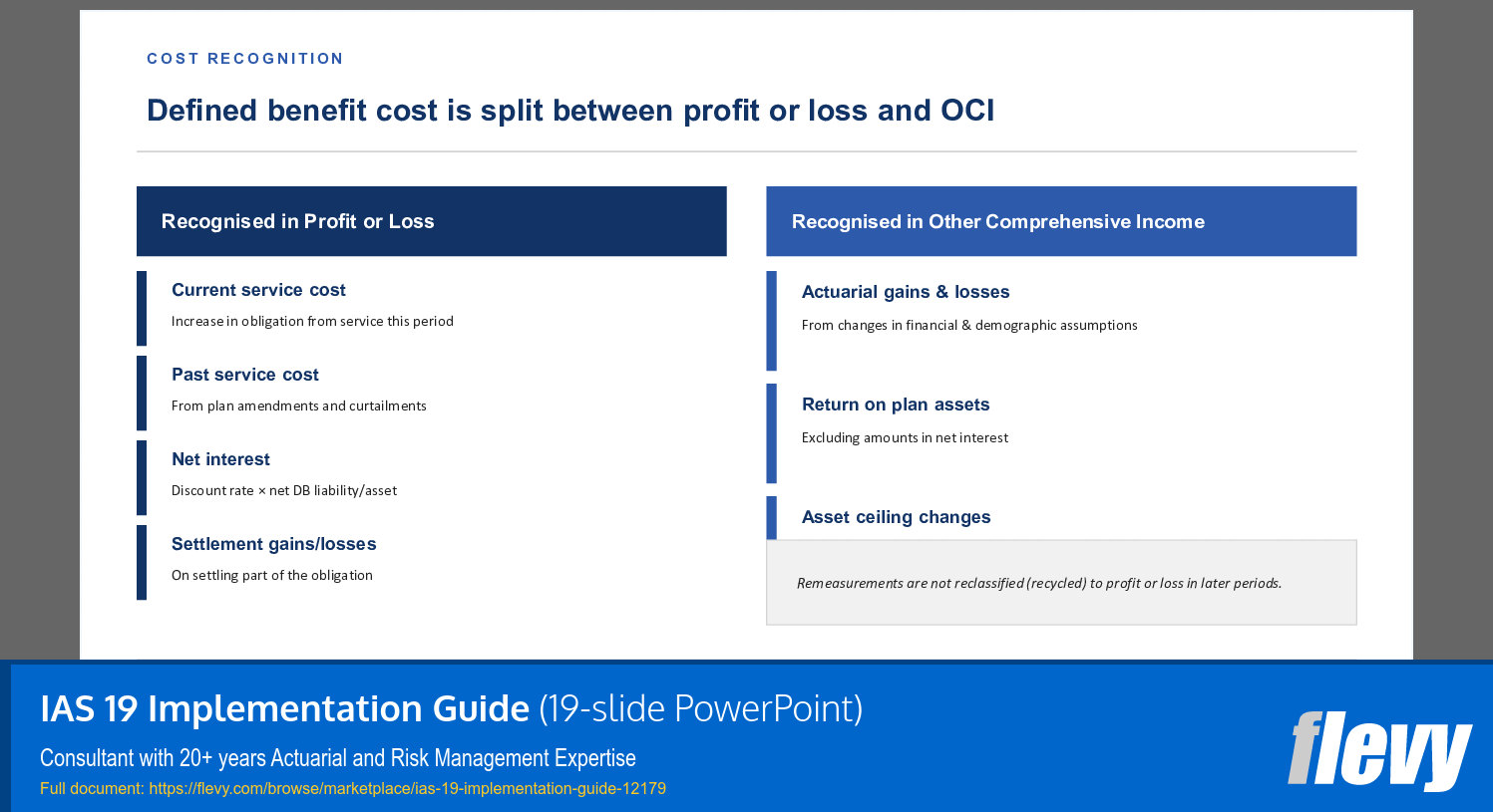 IAS 19 Implementation Guide (19-slide PPT PowerPoint presentation template (PPTX)) Preview Image