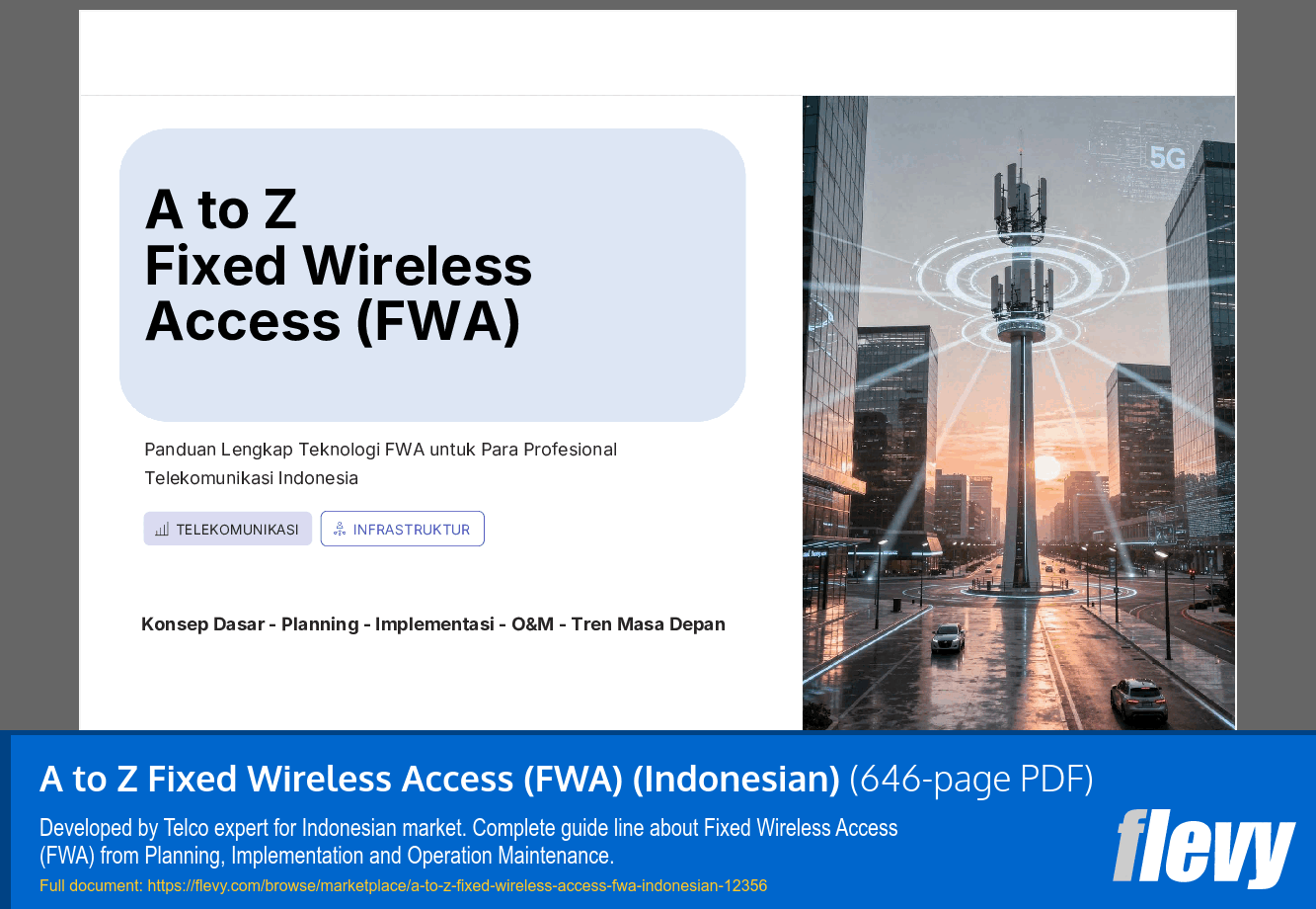 A to Z Fixed Wireless Access (FWA) (Indonesian) (646-page PDF document) Preview Image