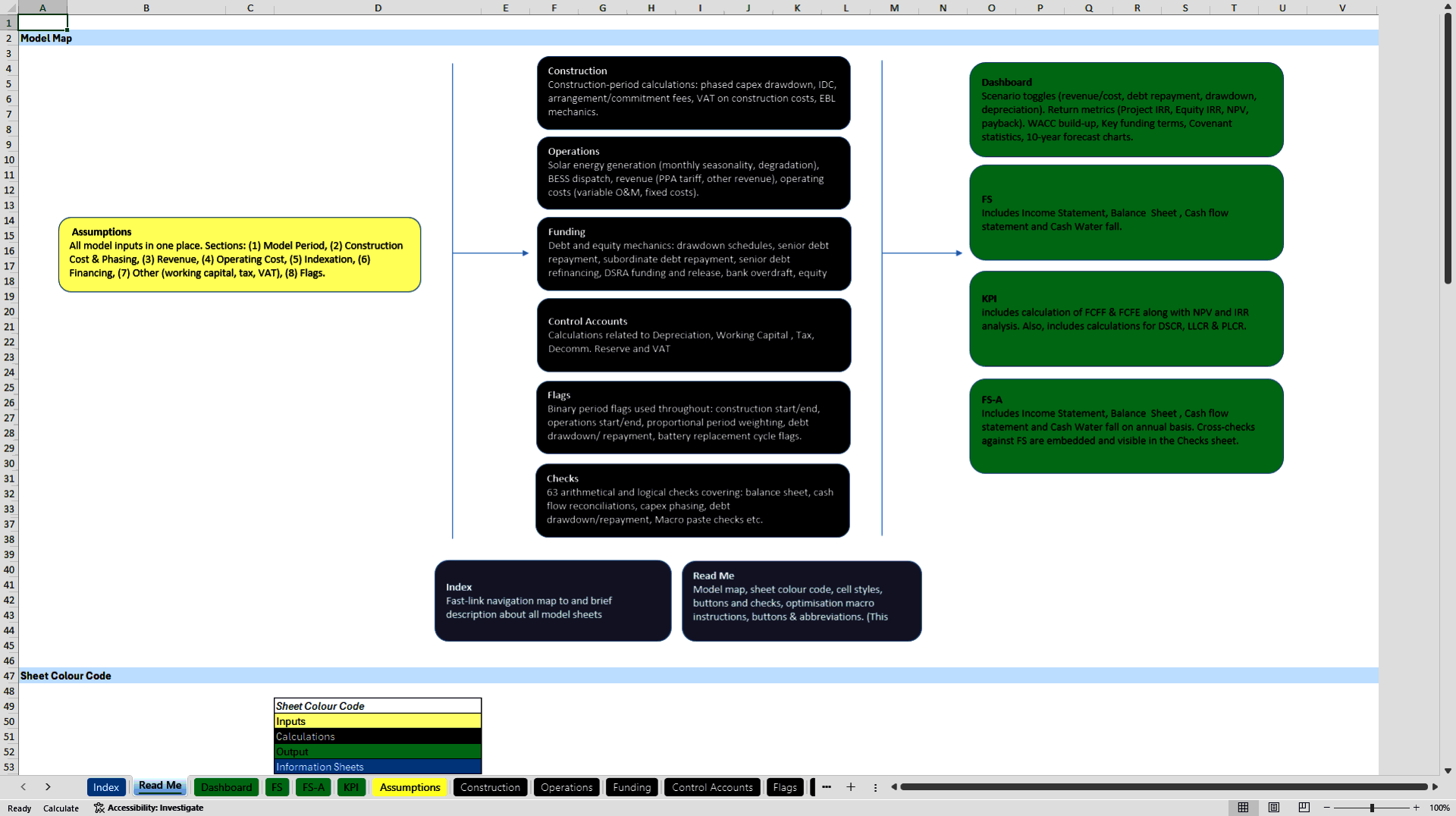Solar Off-Grid & BESS Financial Model (Excel template (XLSB)) Preview Image