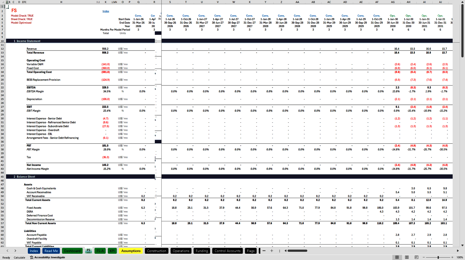 Solar Off-Grid & BESS Financial Model (Excel template (XLSB)) Preview Image