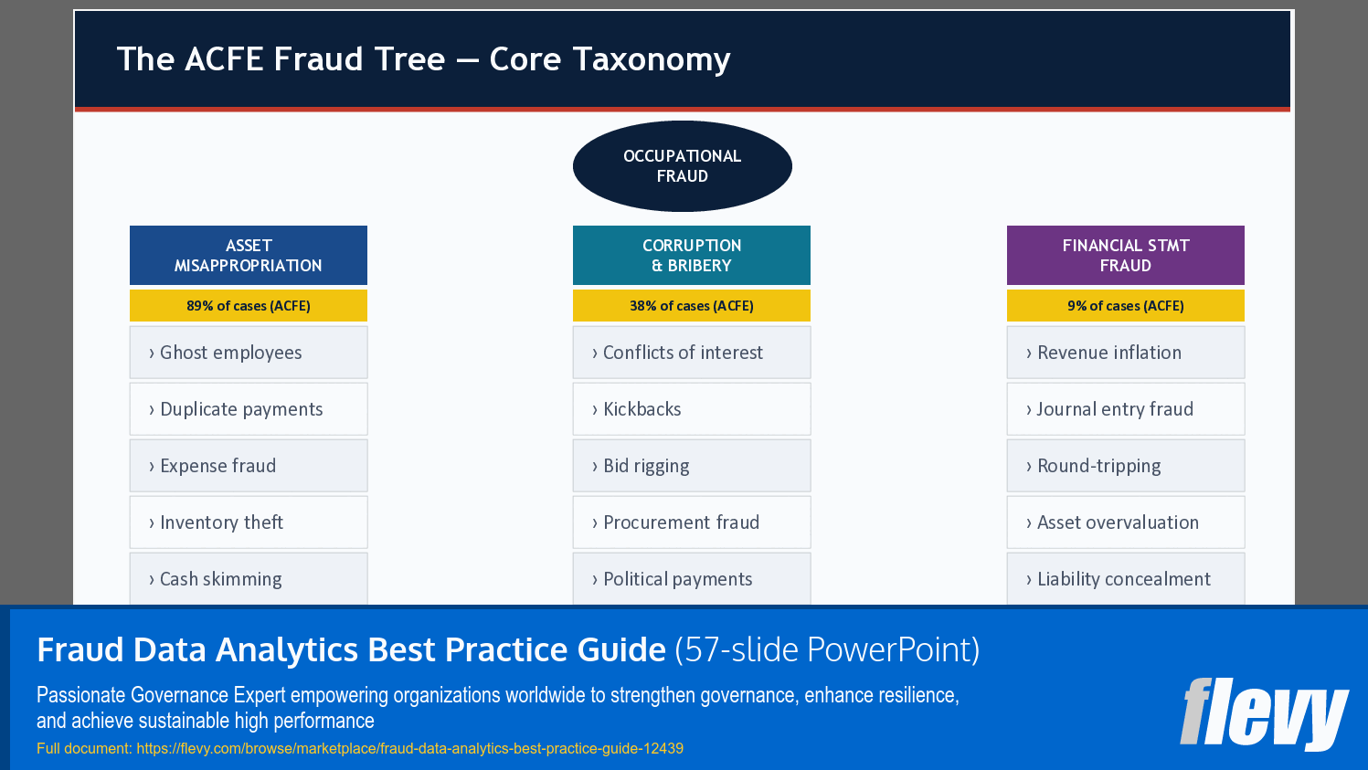 Fraud Data Analytics Best Practice Guide (57-slide PPT PowerPoint presentation template (PPTX)) Preview Image