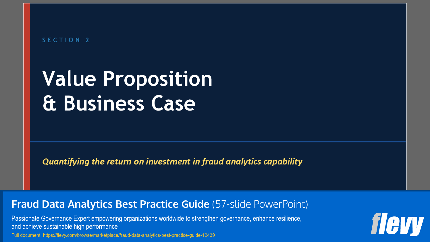 Fraud Data Analytics Best Practice Guide (57-slide PPT PowerPoint presentation template (PPTX)) Preview Image